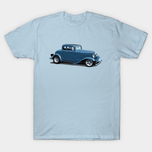 1932 Ford 5 window coupe T-Shirt by candcretro